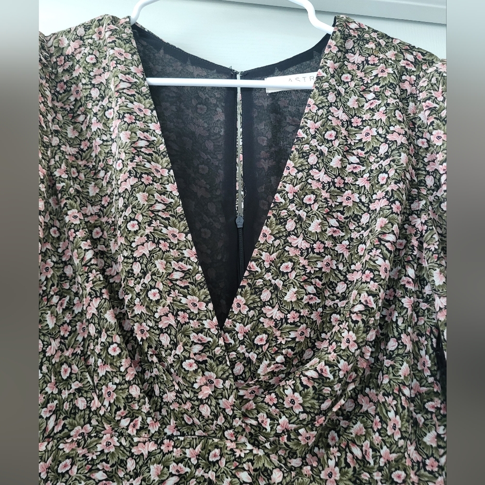 Astr The label Pink Floral Dress - M - Picture 6 of 7